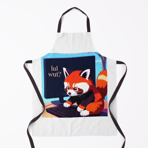 Item preview, Red Panda typing "lul wut?" designed and sold by MxA19.