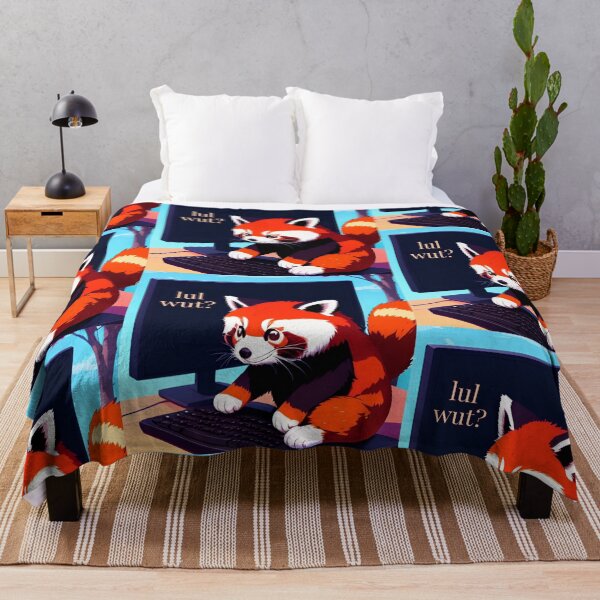 Item preview, Red Panda typing "lul wut?" designed and sold by MxA19.