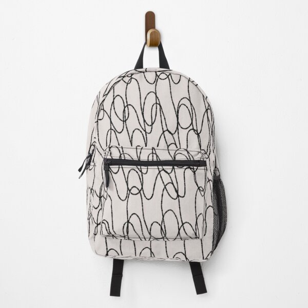 Item preview, Curly Charcoal Squiggles | Pattern designed and sold by Menega  Sabidussi.