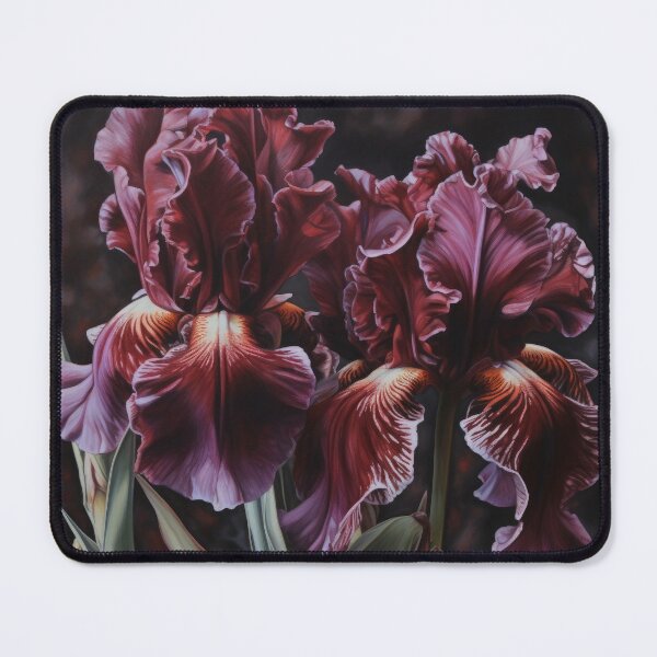 Item preview, Maroon Irises designed and sold by Vanover Designs.