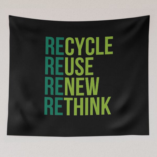 Item preview, Recycle Reuse Renew Rethink designed and sold by designerpriti.
