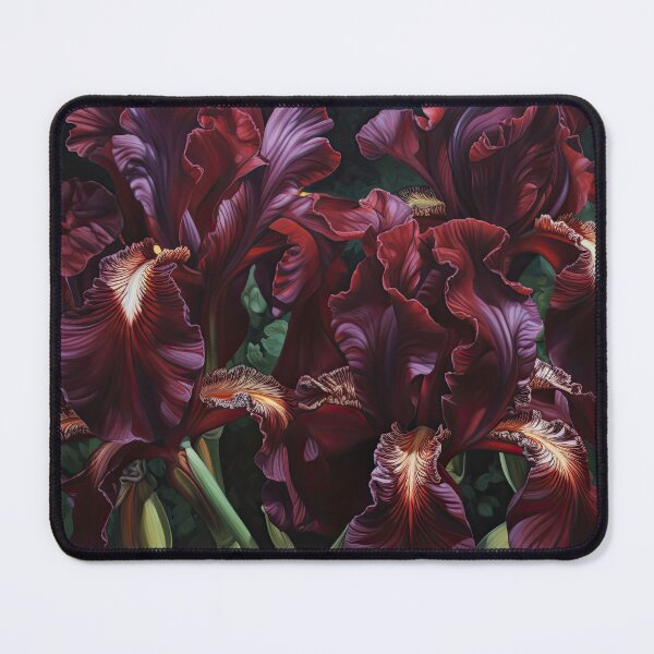 Item preview, Maroon Irises designed and sold by Vanover Designs.