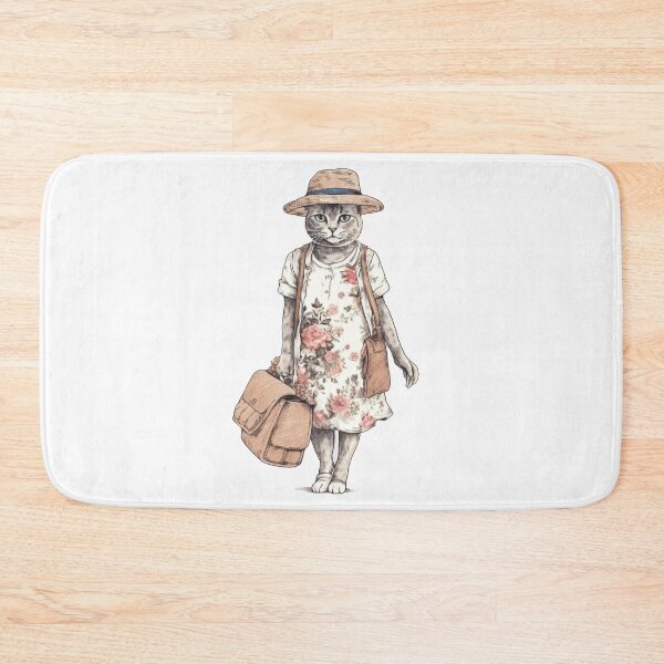 Item preview, Stylish Cat in Dress Design designed and sold by AnimeGearHub.