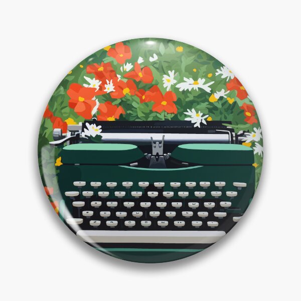Item preview, Floral  Vintage Typewriter designed and sold by TheHellSong.