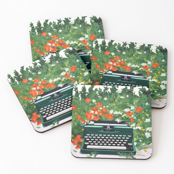 Item preview, Floral  Vintage Typewriter designed and sold by TheHellSong.
