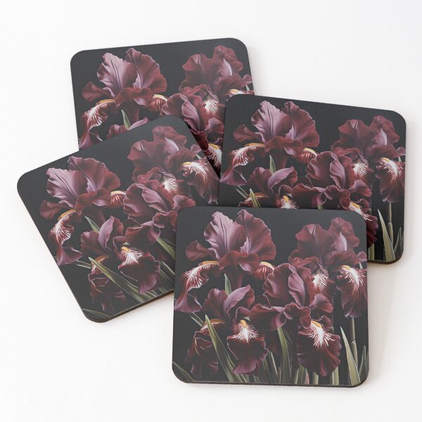 Item preview, Maroon Irises  designed and sold by Vanover Designs.