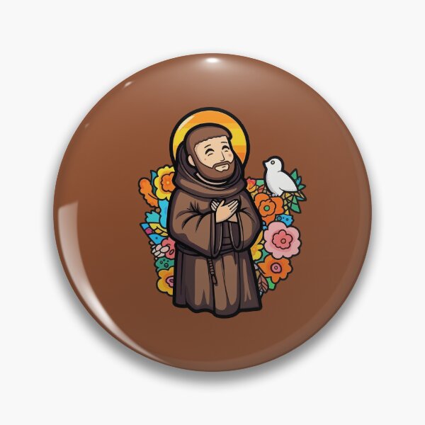 Artikelvorschau, Hl. Franziskus von Assisi Natur und Umwelt entworfen und verkauft von stickercircle.