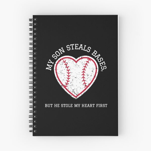 Item preview, My Son Steals Bases, but He Stole My Heart First designed and sold by Winter--Flowers.