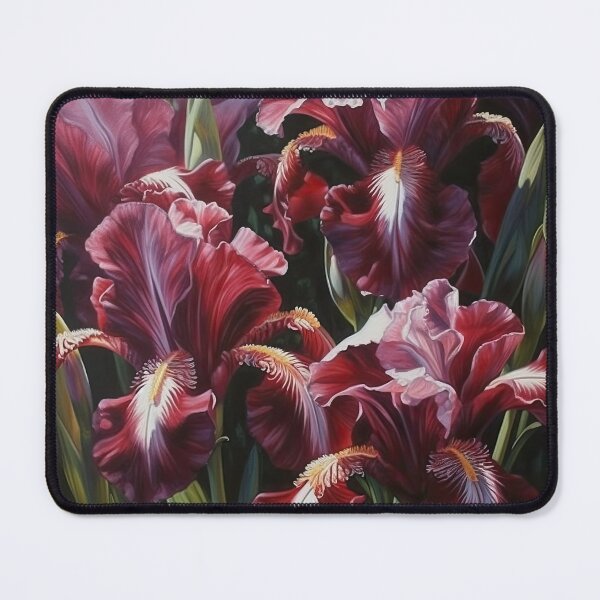 Item preview, Maroon Irises designed and sold by Vanover Designs.