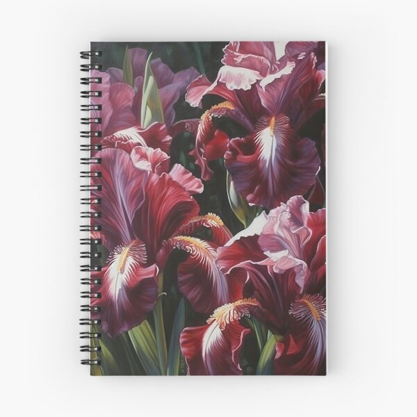 Item preview, Maroon Irises designed and sold by Vanover Designs.