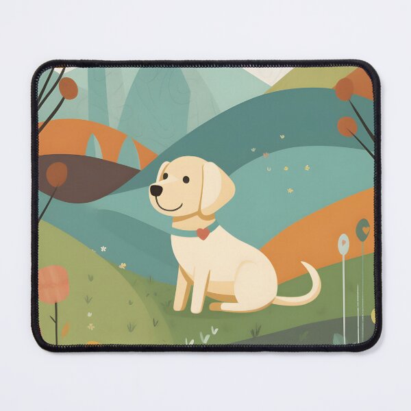 Item preview, Labrador Puppy - Cute Dog Between Flowers and Fields designed and sold by NorthGraph.