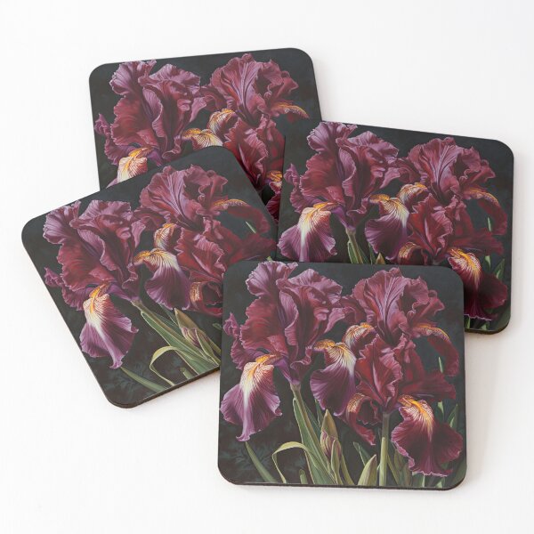 Item preview, Maroon Irises  designed and sold by Vanover Designs.