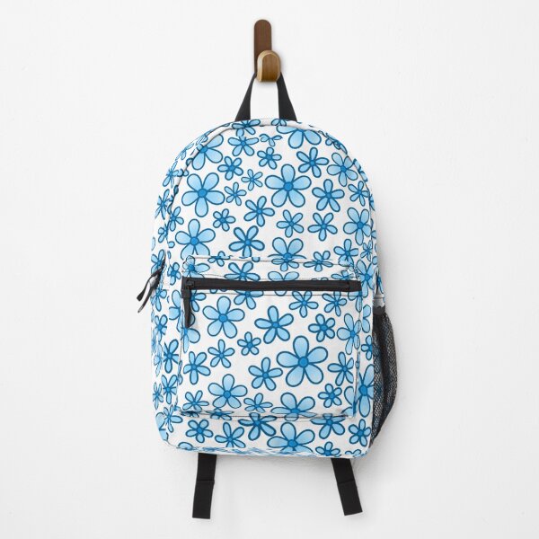 Item preview, Blue Daisy Cartoon Flower Pattern designed and sold by KcmArts.