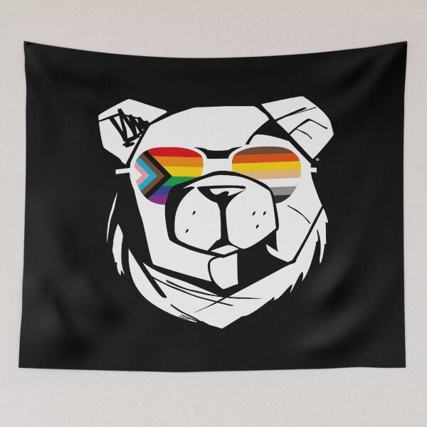 Item preview, ROBUST BEAR GLASS 23 LGBT WHITE 01 designed and sold by Robust.