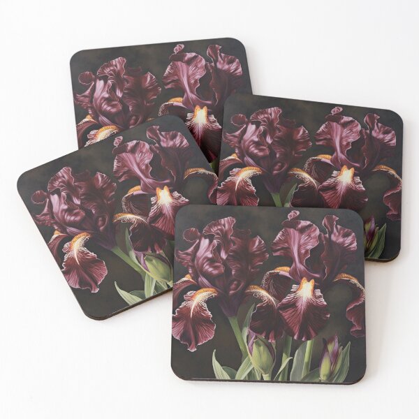 Item preview, Maroon Irises  designed and sold by Vanover Designs.