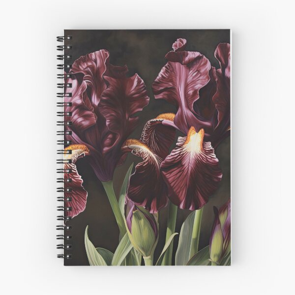 Item preview, Maroon Irises designed and sold by Vanover Designs.