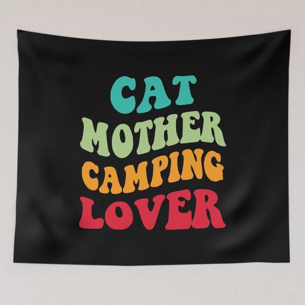 Item preview, Cat Mother Camping Lover III designed and sold by Lemon Pepper.
