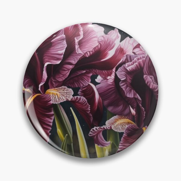 Artikelvorschau, Maroon Irises  entworfen und verkauft von Vanover Designs.