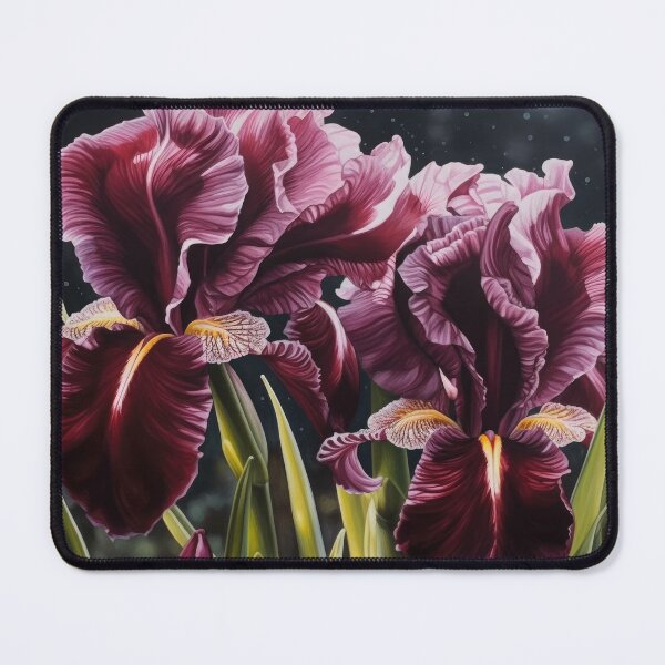 Item preview, Maroon Irises designed and sold by Vanover Designs.