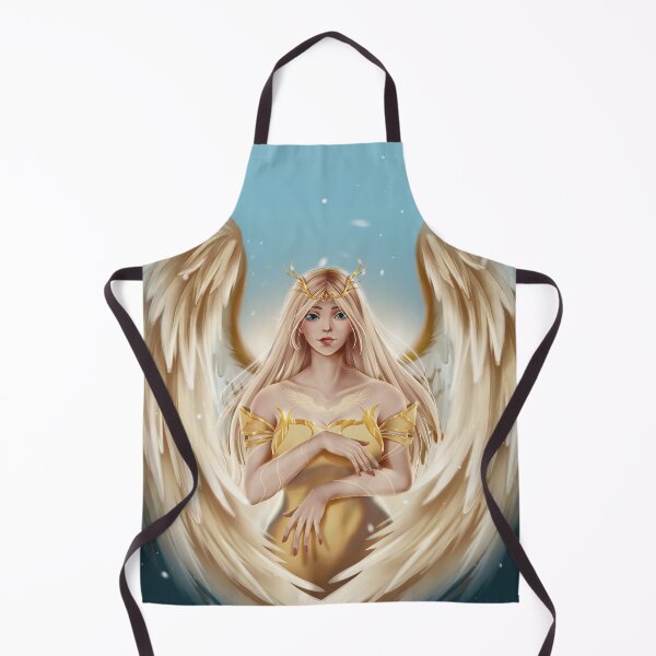 Item preview, Angel Girl with Golden Wings designed and sold by mizuyro.
