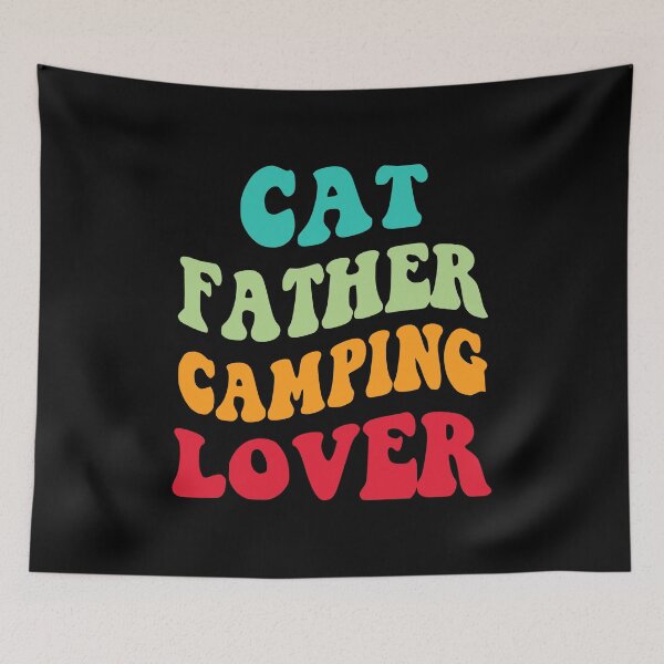 Item preview, Cat Father Camping Lover III designed and sold by Lemon Pepper.