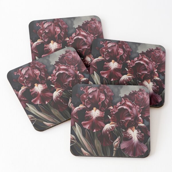 Item preview, Maroon Irises designed and sold by Vanover Designs.