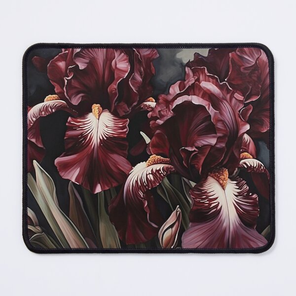 Item preview, Maroon Irises designed and sold by Vanover Designs.