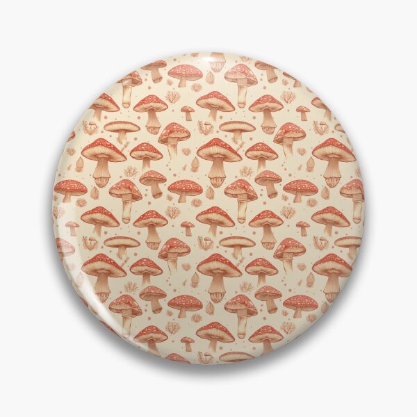 Item preview, Red Fly Agaric Mushroom Pattern designed and sold by Heather Maree Design Studio.