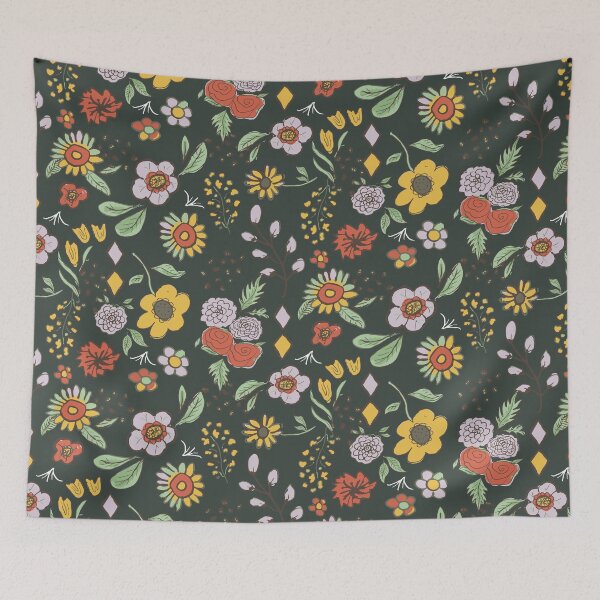 Item preview, Leila Floral designed and sold by wingfield-art.