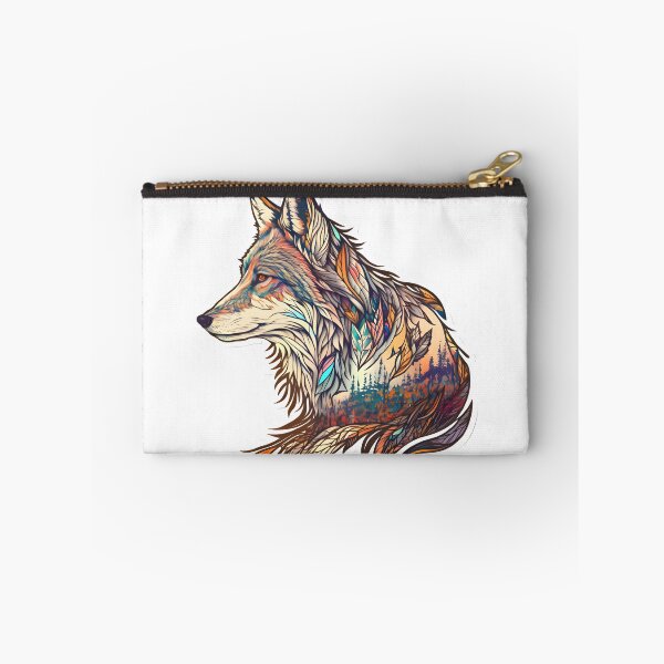 Item preview, Leafy Abstract Wolf Art designed and sold by PeteRascal.