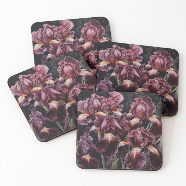 Item preview, Maroon Irises  designed and sold by Vanover Designs.
