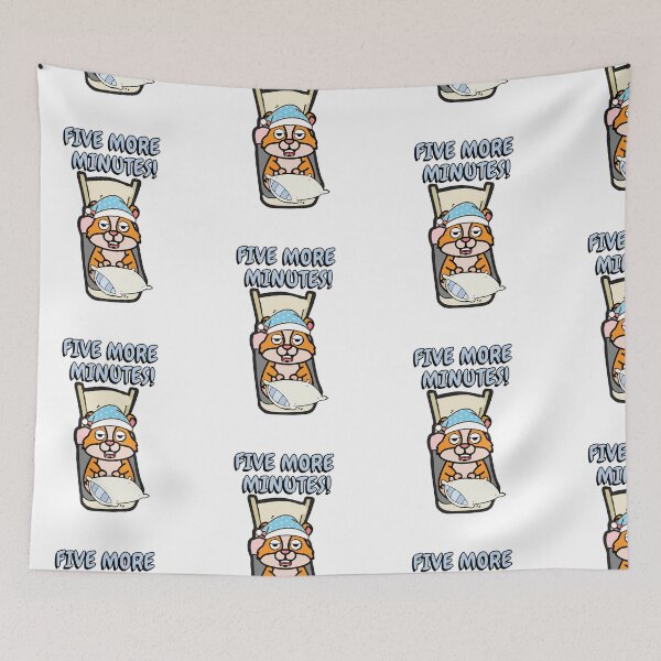 Item preview, Cute lazy hamster cant get out of bed designed and sold by Pet Station.