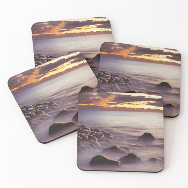 Item preview, Seascape, ethereal water flowing over rocks, Calheta, Madeira designed and sold by Victoria Ashman.