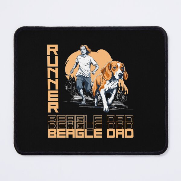 Item preview, Beagle Running Partner - A Motivating Design for Active Dog Dads designed and sold by brindled.