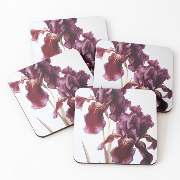 Item preview, Maroon Irises  designed and sold by Vanover Designs.