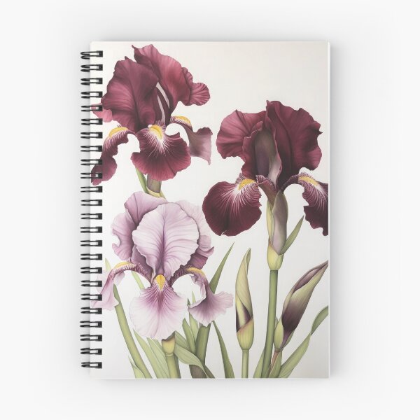 Item preview, Maroon Irises designed and sold by Vanover Designs.