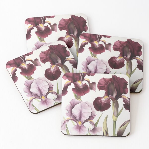 Item preview, Maroon Irises  designed and sold by Vanover Designs.