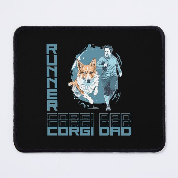 Item preview, Corgi Running Partner - A Motivating Design for Active Dog Dads designed and sold by brindled.