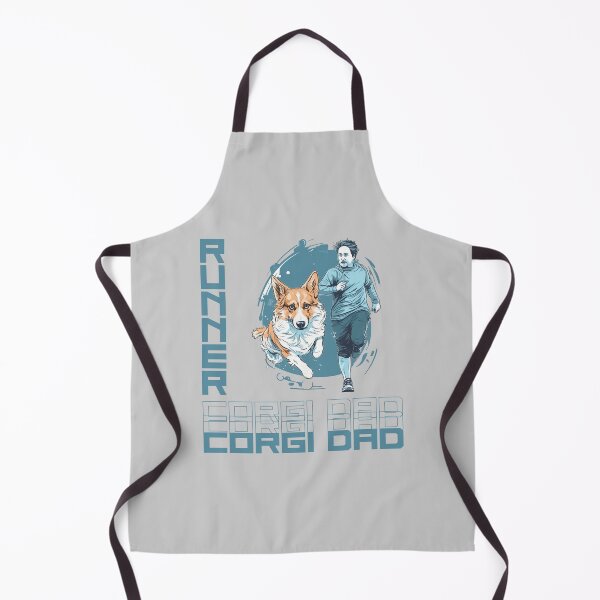Item preview, Corgi Running Partner: un diseño motivador para papás de perros activos designed and sold by brindled.