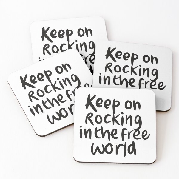 Item preview, Keep on rocking in the free world designed and sold by Blackstar Design Studio.