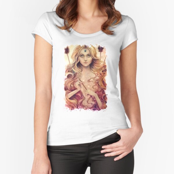 Zodiac Sagittarius Fitted Scoop T-Shirt
