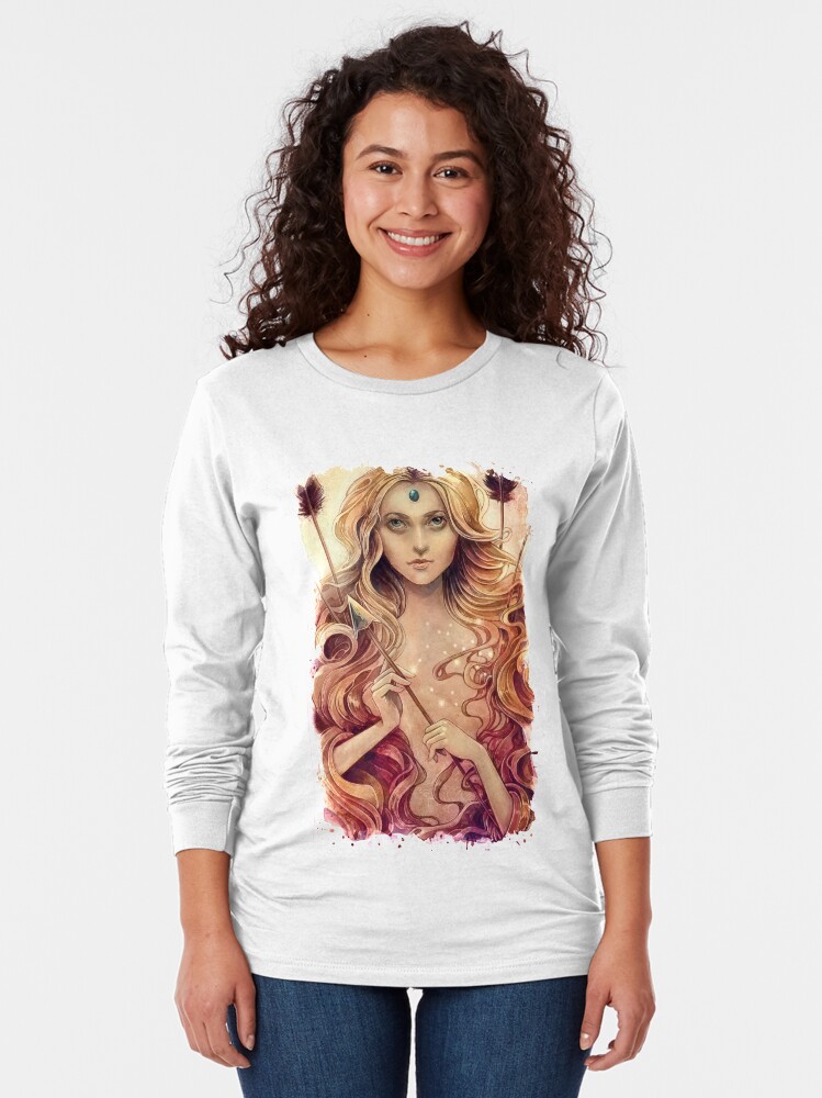 Alternate view of Zodiac Sagittarius Long Sleeve T-Shirt