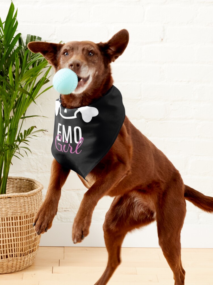 Emo Girl Emotional Pet Bandana by mooon85