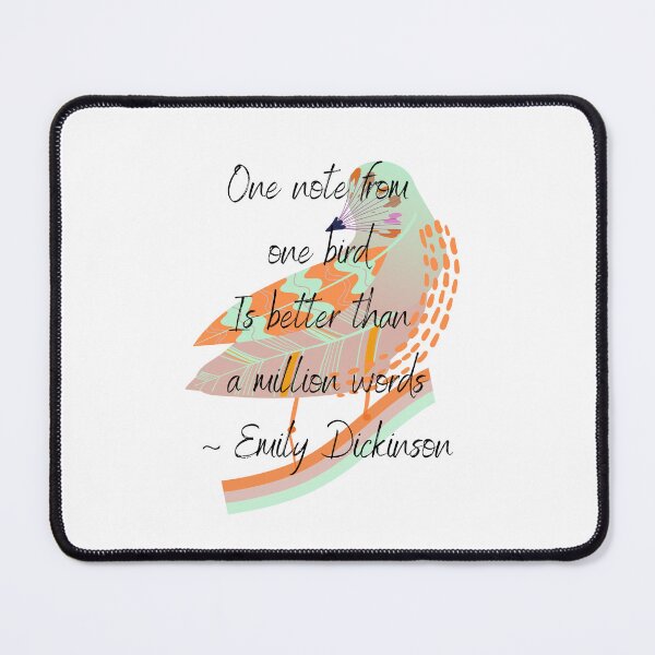 Item preview, Bird Quote Emily Dickinson designed and sold by DaughertyDraws.