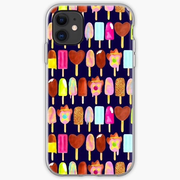 Aussie Ice Creams - Navy iPhone Soft Case