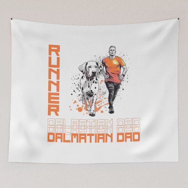 Item preview, Dalmatian Running Partner: un diseño motivador para papás activos con perros designed and sold by brindled.