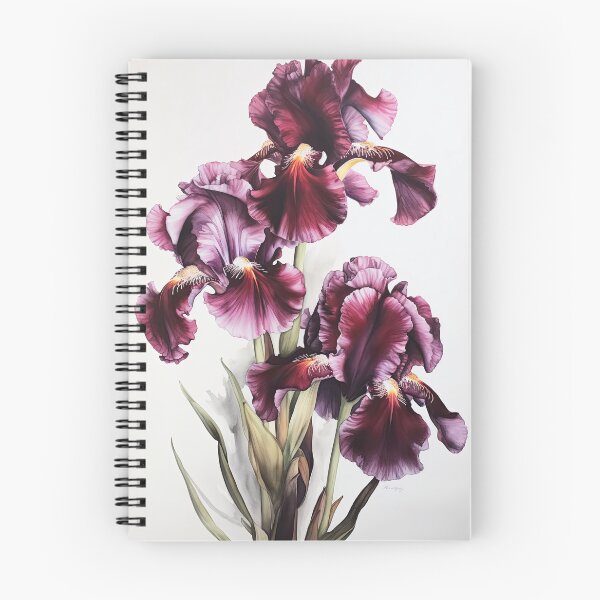Item preview, Maroon Irises designed and sold by Vanover Designs.