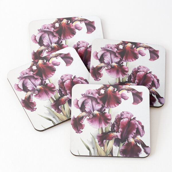 Item preview, Maroon Irises  designed and sold by Vanover Designs.