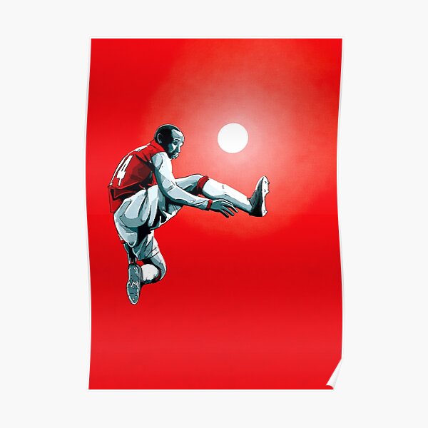 Poster Print of Thierry Henry (Arsenal). Chelsea 1: 0 Arsenal