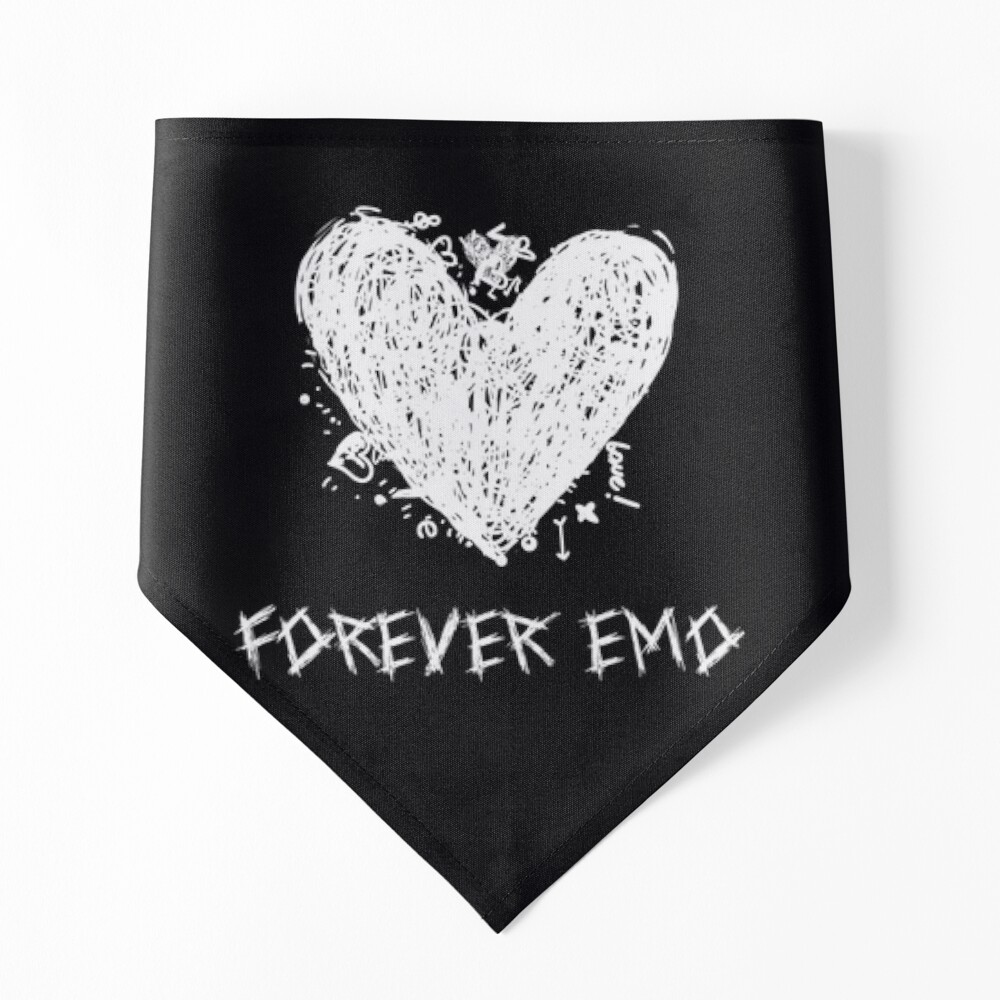 Emo Girl Emotional Pet Bandana by mooon85